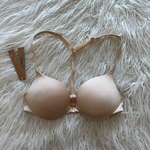 Skims Ultimate Front Closure Push Up Bra Sand Size 32A